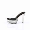 Fabulicious - MARTINI501 Pantoletten mit Absatz - Schwarz/Transparent Product image